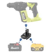 Charger l&#39;image dans la galerie, Adaptateur de batterie Milwaukee 18V vers Ryobi 18V
