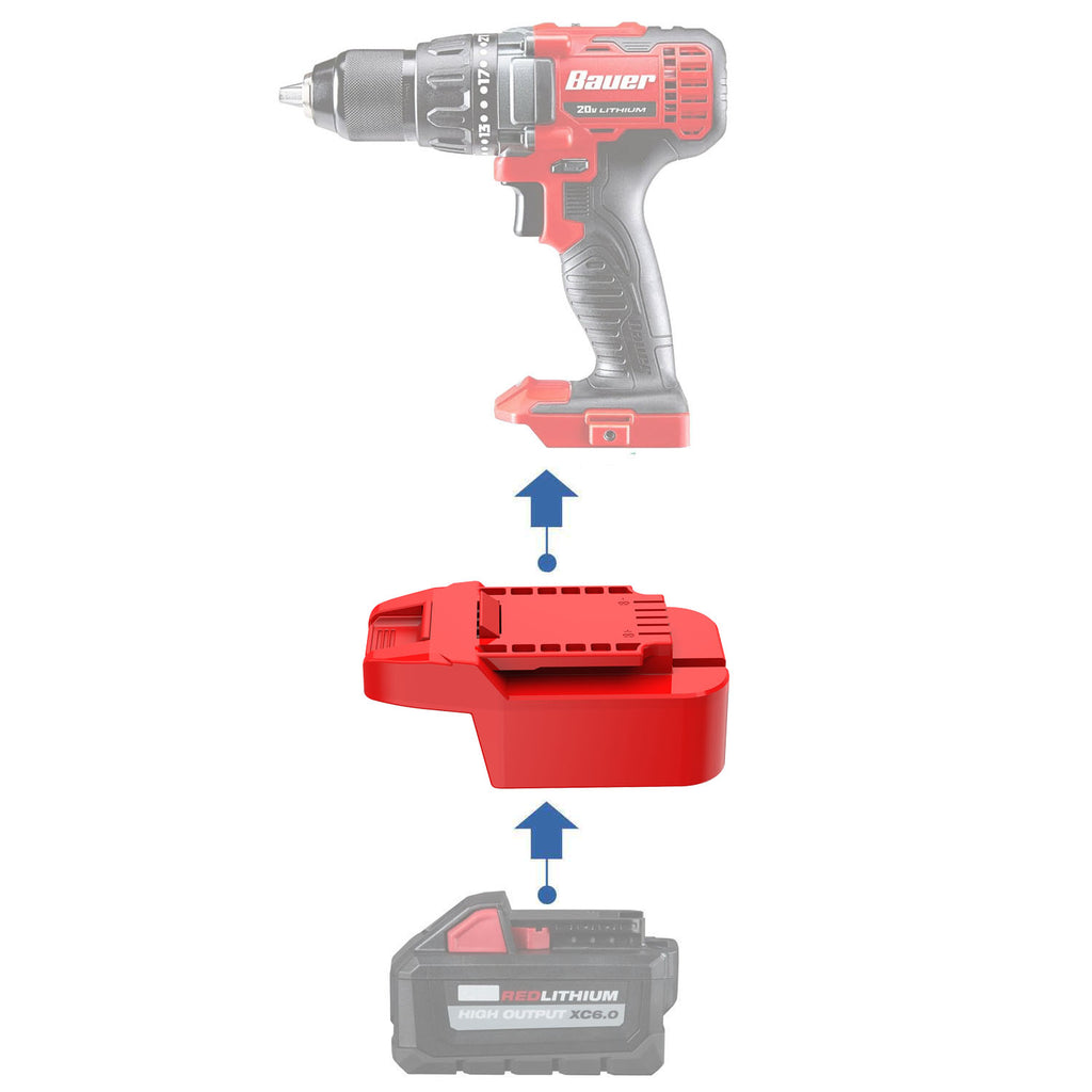 Milwaukee 18V vers Bauer 20V Adaptateur de batterie