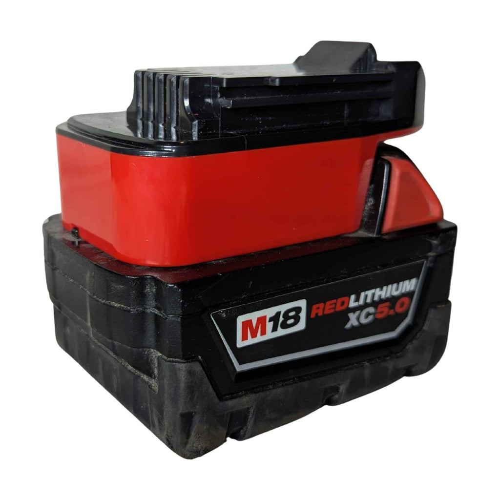 Adaptateur de batterie Milwaukee 18V vers Black and Decker 20V