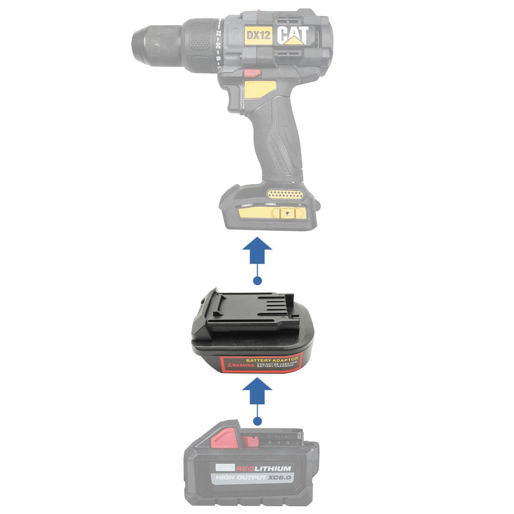 Milwaukee 18V to CAT 18V Battery Adapter