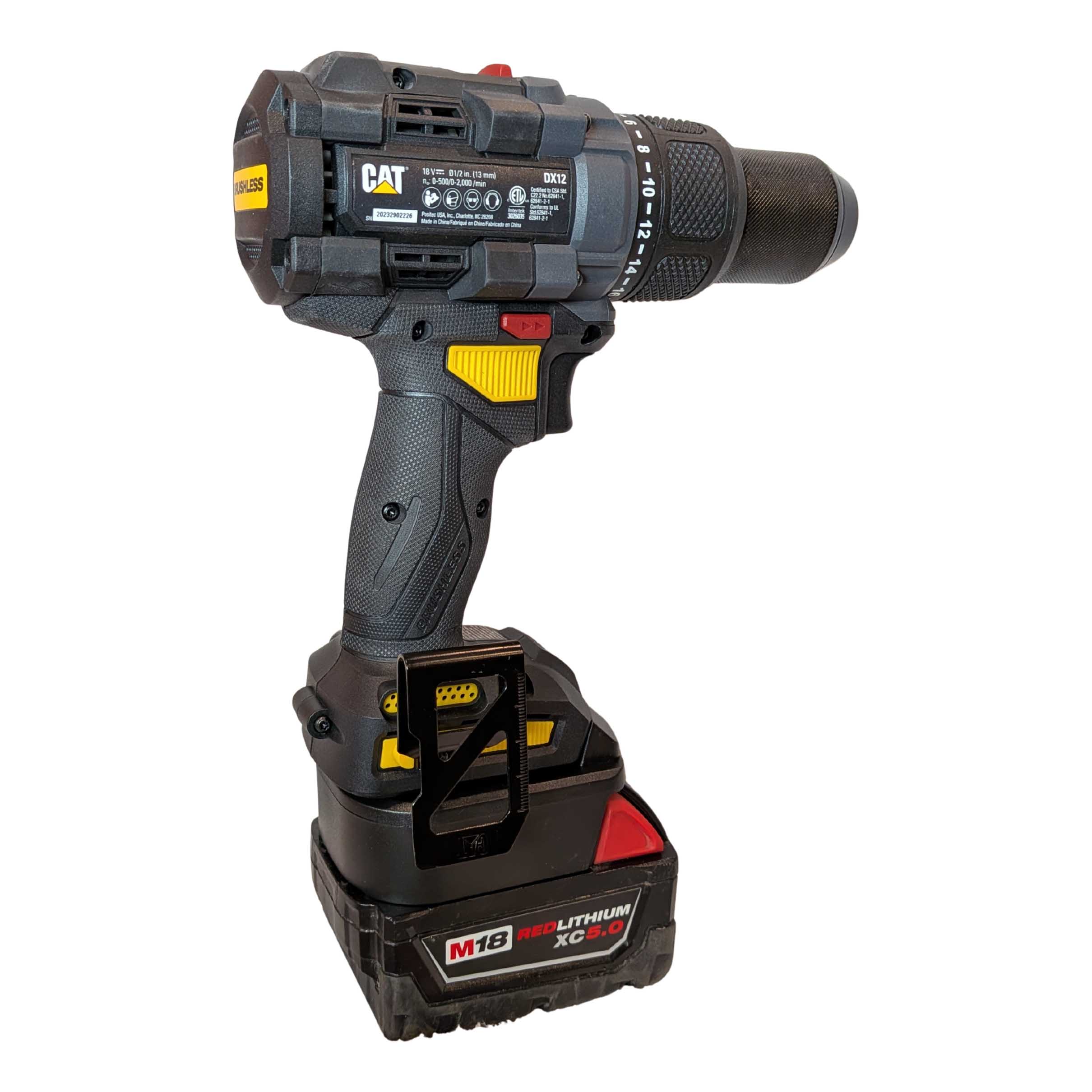 Milwaukee 18V to CAT 18V Battery Adapter