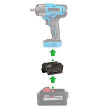 Charger l'image dans la galerie, Adaptateur de batterie Milwaukee 18V vers Mastercraft 20V (Bleu)
