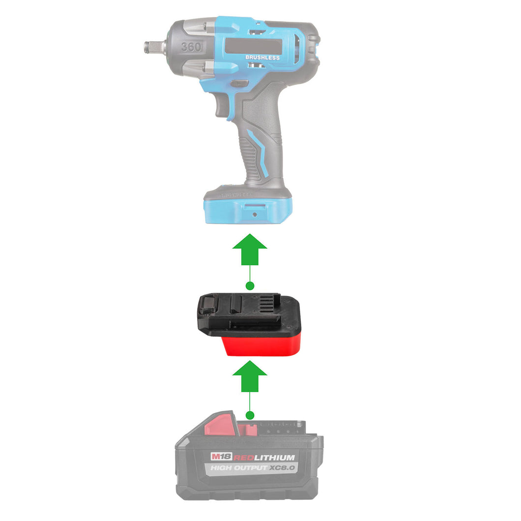 Milwaukee 18V à Mastercraft 20V (Bleu) Adaptateur de Batterie