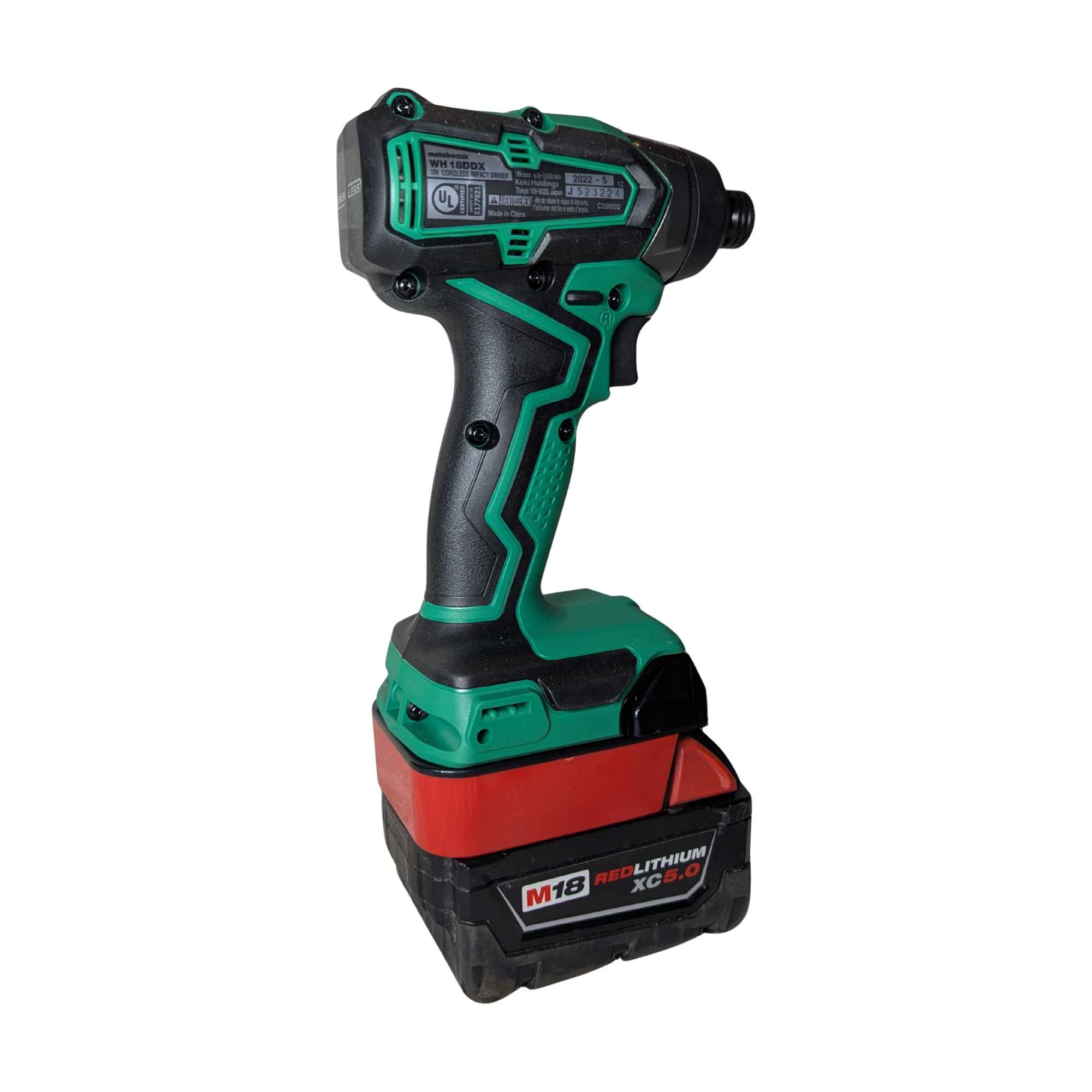 Milwaukee 18V to Metabo HPT 18V Battery Adapter