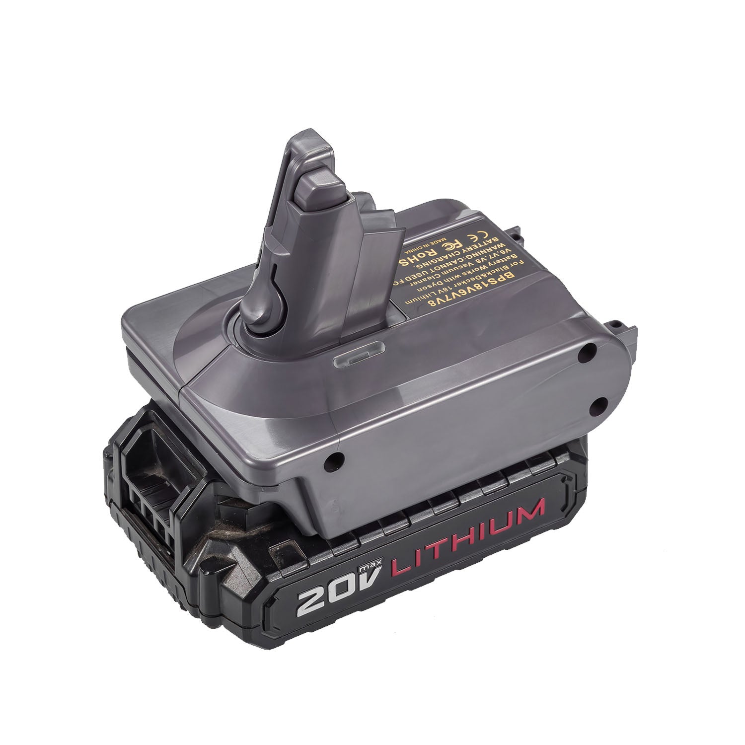 Porter Cable 20V to Dyson V6 Battery Adapter
