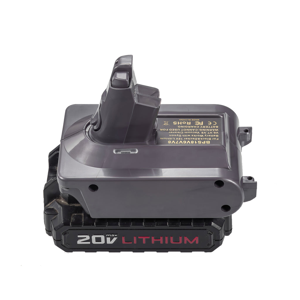 Adaptateur de batterie Porter Cable 20V vers Dyson V8