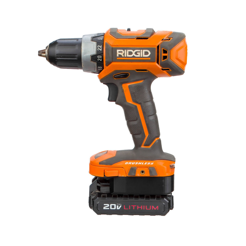 Adaptateur de batterie Porter Cable 20V vers RIDGID 18V