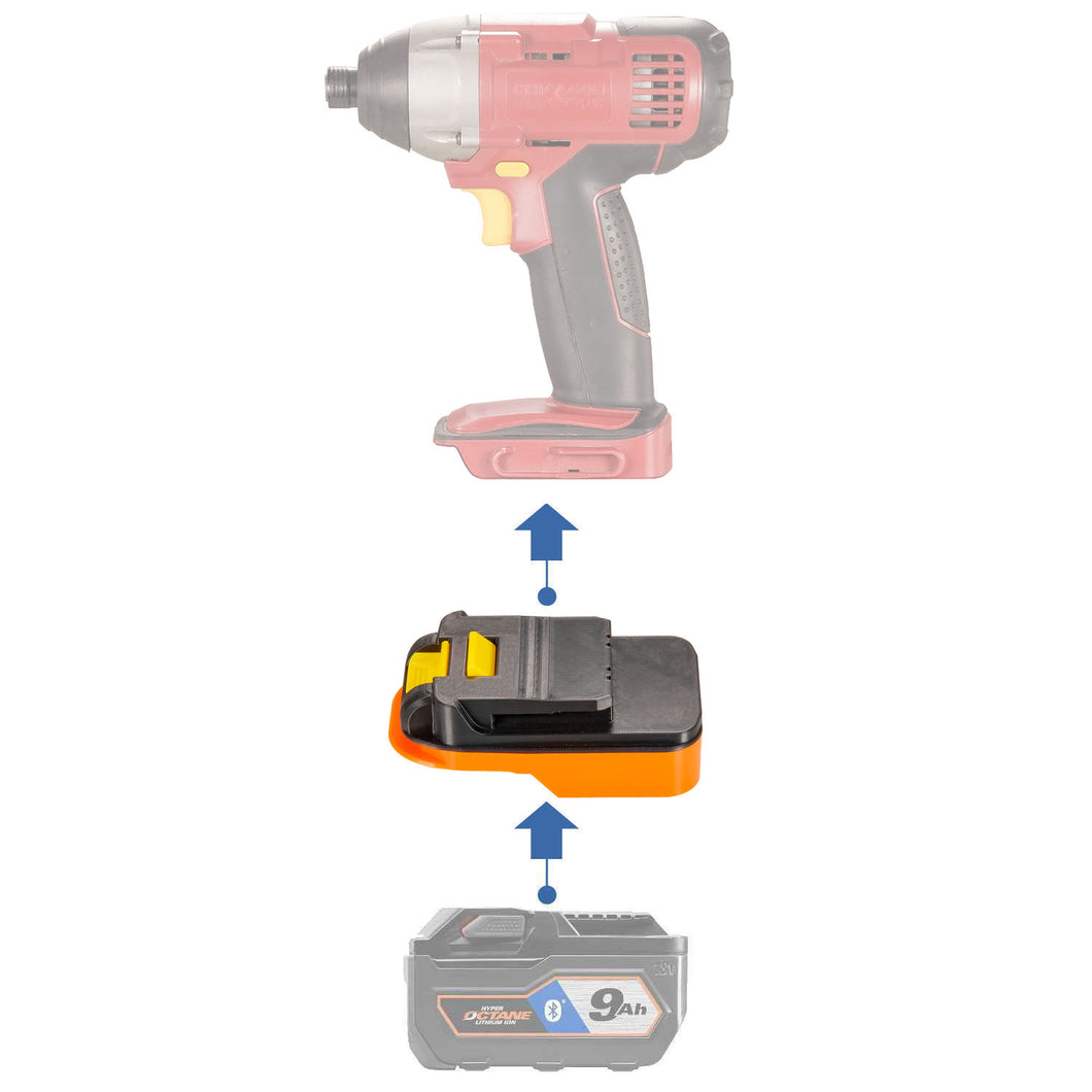 Adaptateur de batterie RIDGID 18V vers Chicago Electric 18V