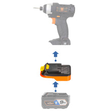 Charger l&#39;image dans la galerie, RIDGID 18V à WEN 20V Adaptateur de Batterie

