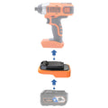 RIDGID 18V vers Black and Decker 20V Adaptateur de batterie