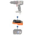 Adaptateur de batterie RIDGID 18V vers Porter Cable 20V