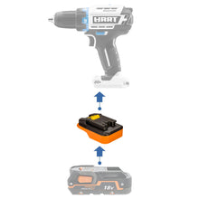 Charger l&#39;image dans la galerie, Adaptateur de batterie RIDGID 18V vers Hart 20V
