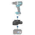 Adaptateur de batterie RIDGID 18V vers Makita 18V (ABS)