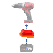Charger l&#39;image dans la galerie, Adaptateur de batterie RIDGID 18V vers Milwaukee 18V (ABS)
