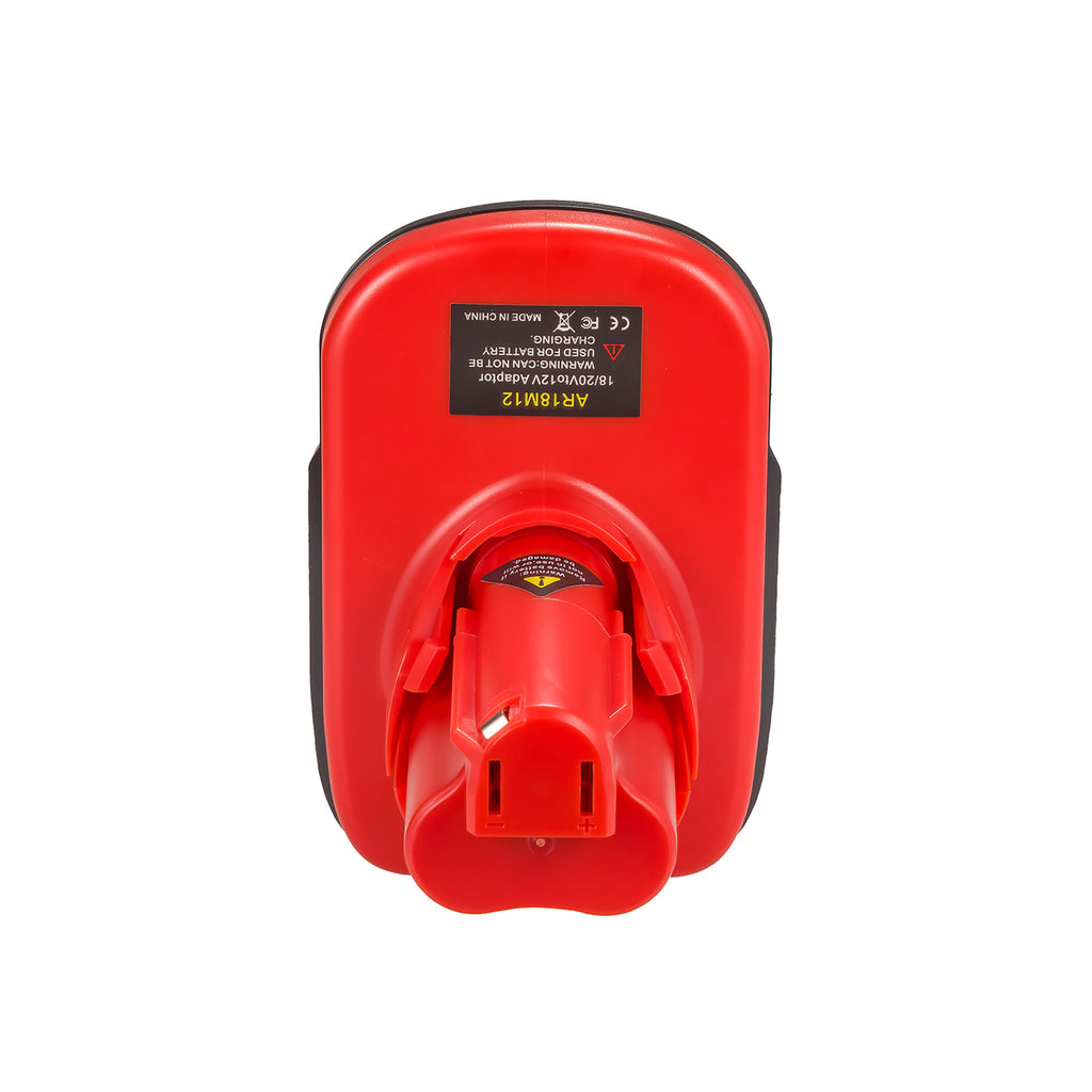 Ridgid 18V to Milwaukee 12V Battery Adapter