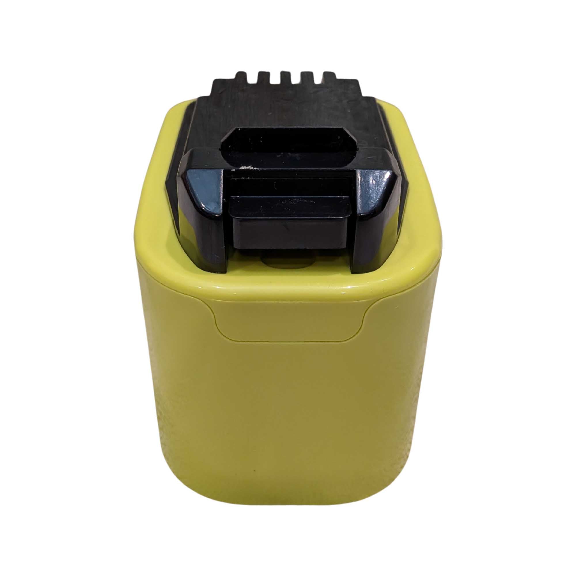 Ryobi 18V ONE+ to Black and Decker 20V battery adapter - tool-side connection seen end on, central rail channel