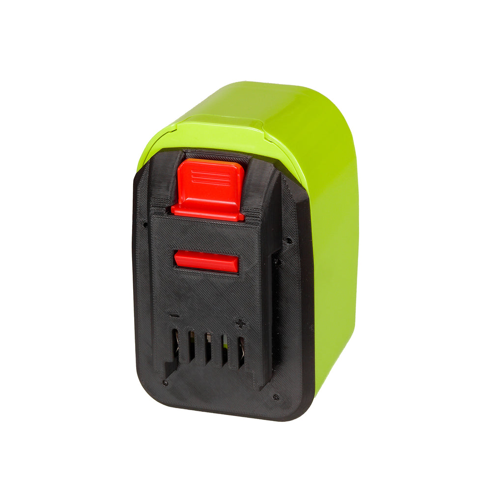 Adaptateur de batterie Ryobi 18V vers Mastercraft 20V (Bleu)