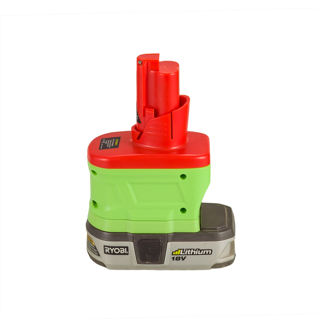 Adaptateur de batterie Ryobi 18V vers Milwaukee 12V