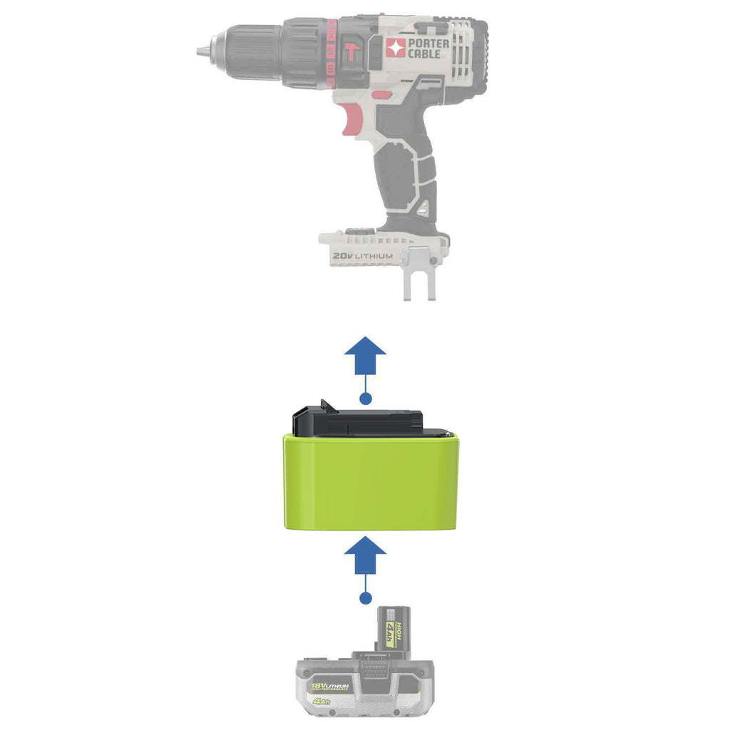 Ryobi 18V to Porter Cable 20V Battery Adapter
