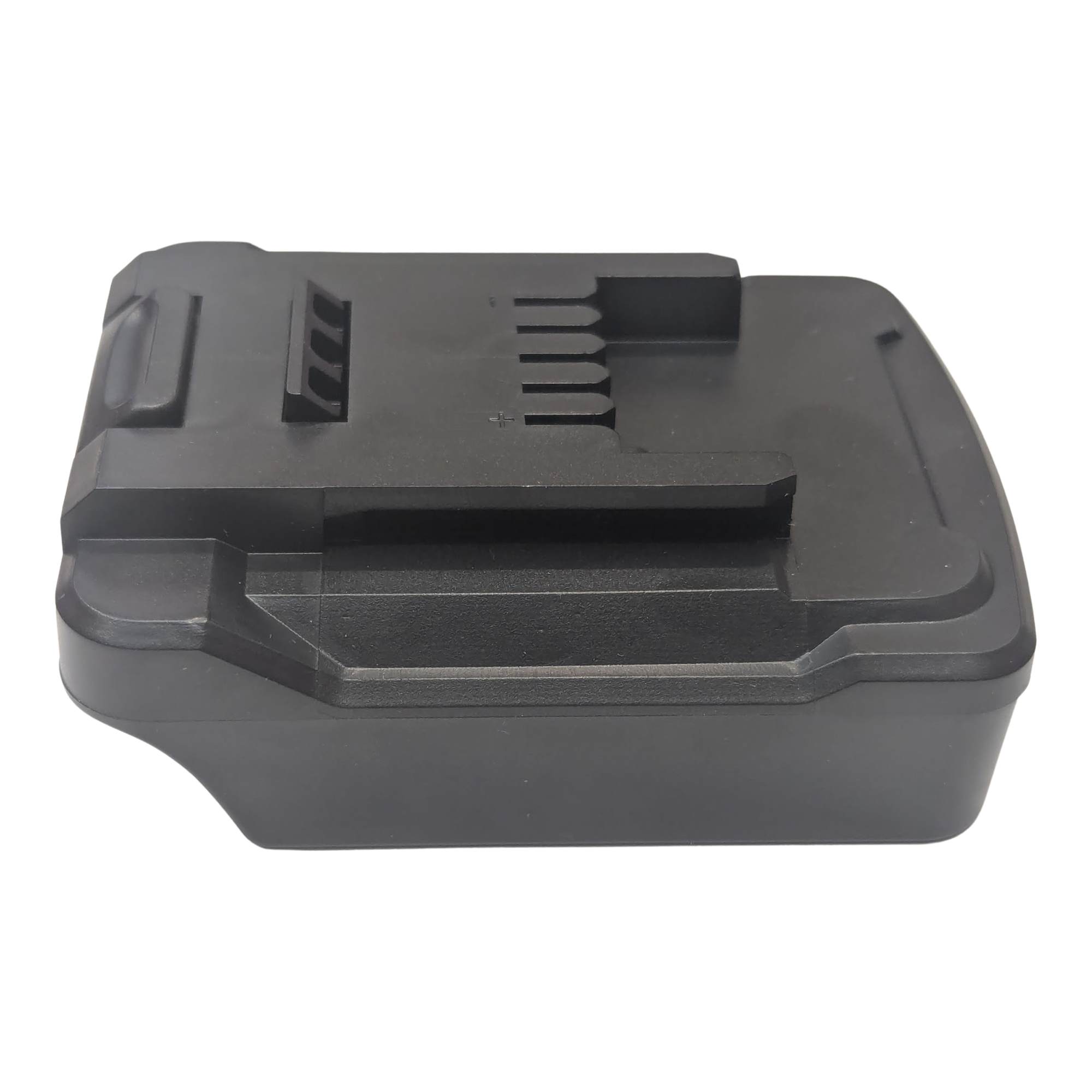 Black and Decker 20V to Ozito 18V PXC battery adapter - side view showing the Ozito PXC tool-side connection