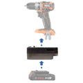 Bosch 18V GBA (Bleu) vers AEG 18V Adaptateur de batterie