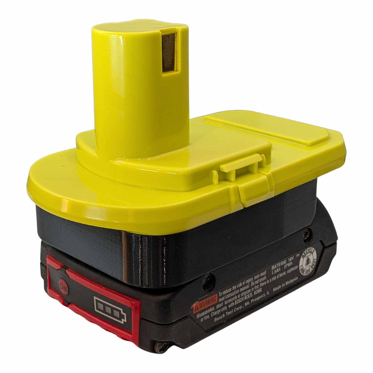 Bosch (Blue) 18V to Ryobi 18V Battery Adapter