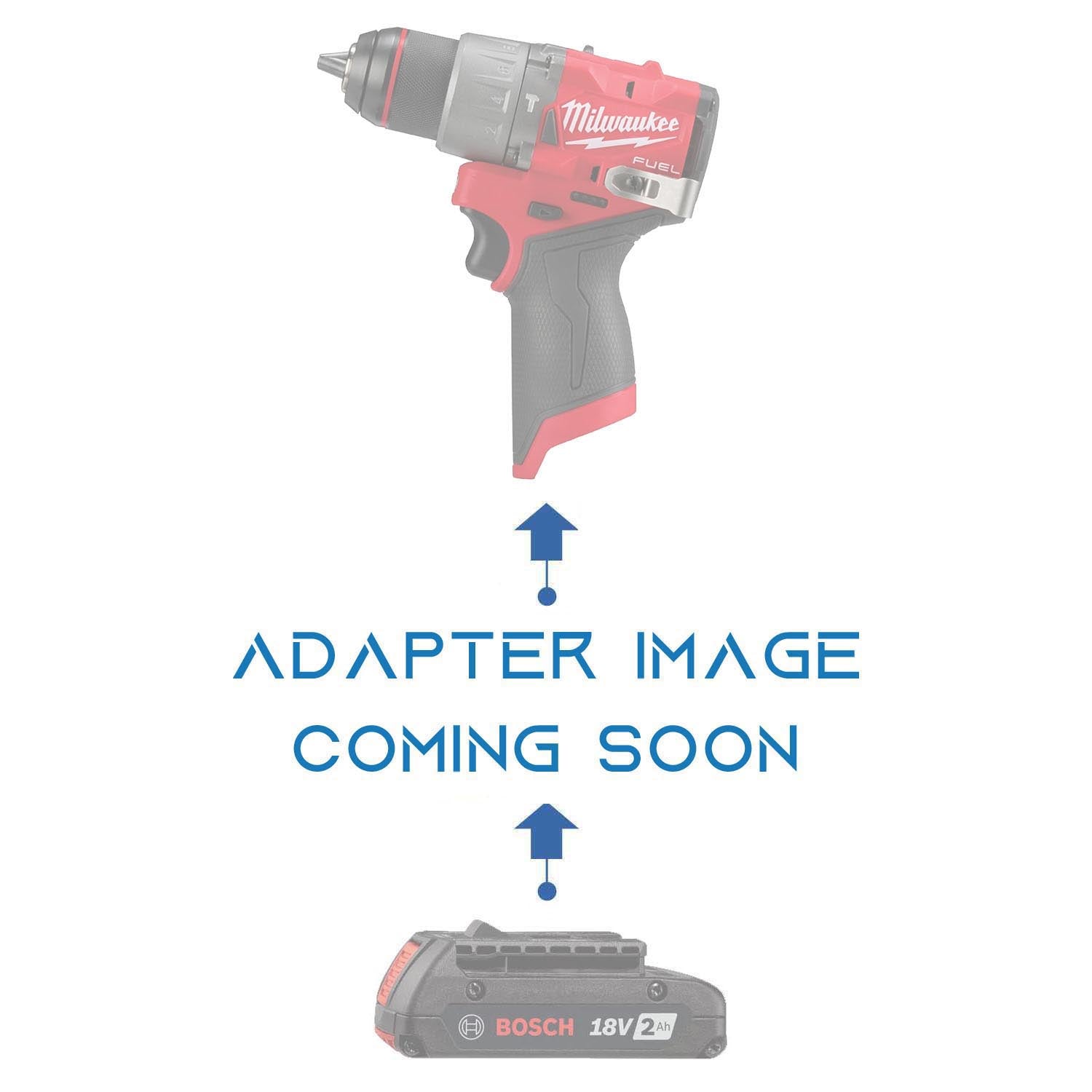 Bosch 18V GBA (Bleu) vers Milwaukee M12 Adaptateur de batterie