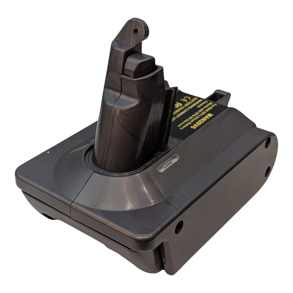 Adaptateur de batterie Craftsman 20V vers Dyson V6 : Adaptateur, vue de dessus