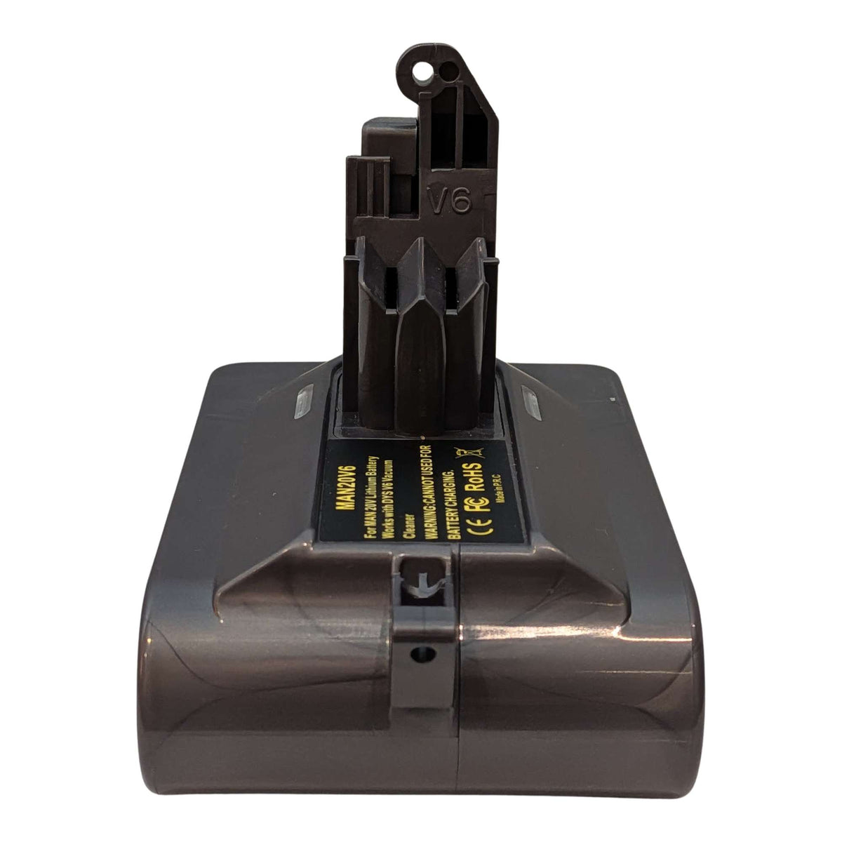 Adaptateur de batterie Craftsman 20V vers Dyson V6 : Connecteur Dyson, arrière