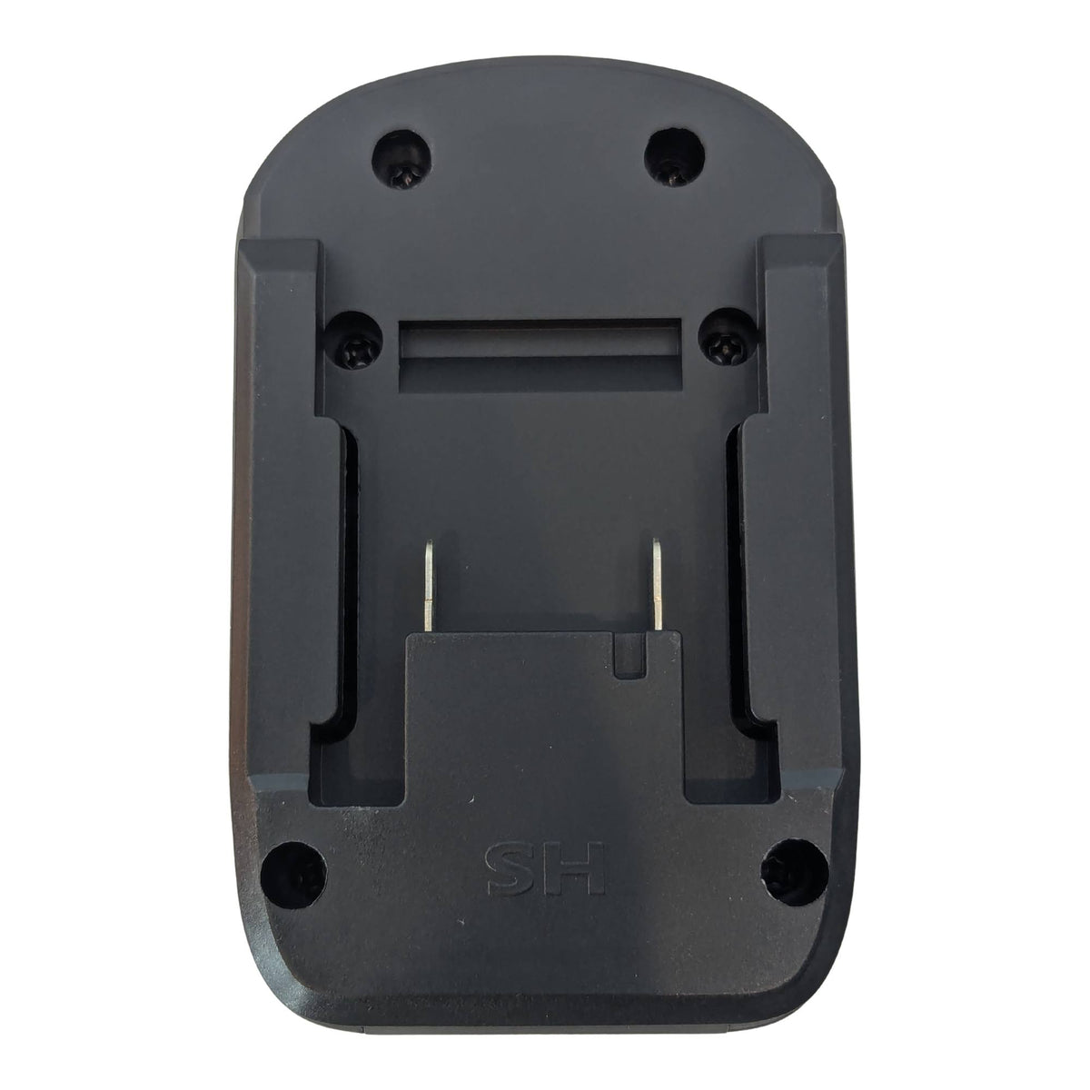 Einhell 18V PXC to Flymo 18V P4A battery adapter - adapter bottom view