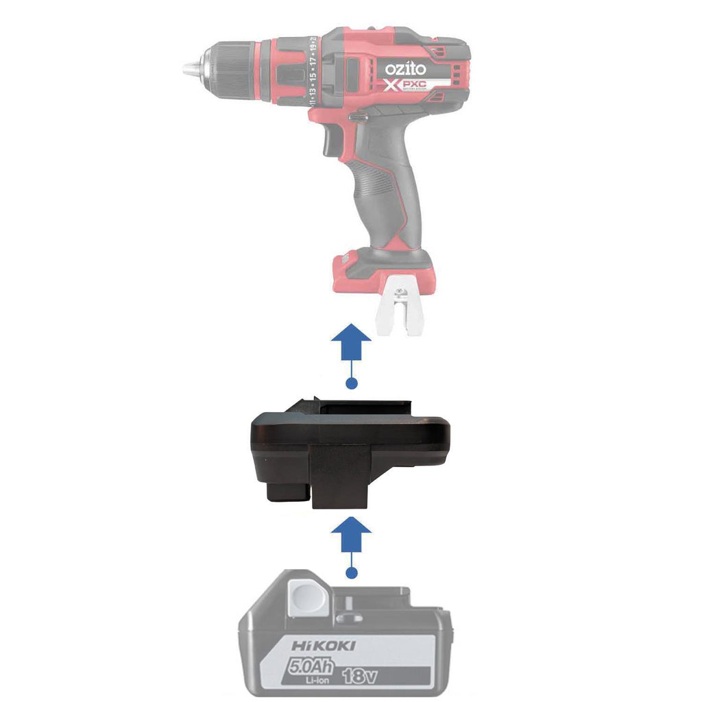 Hikoki 18V to Ozito PXC 18V Battery Adapter