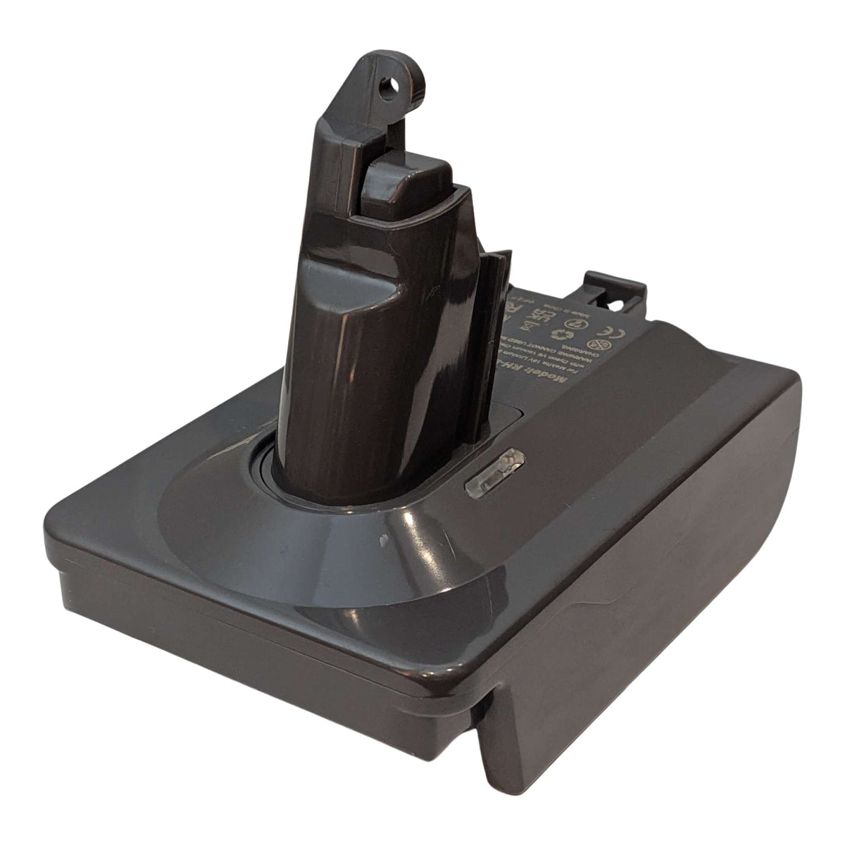 Makita 18V LXT to Dyson V6 battery adapter: Adapter, Angled Top