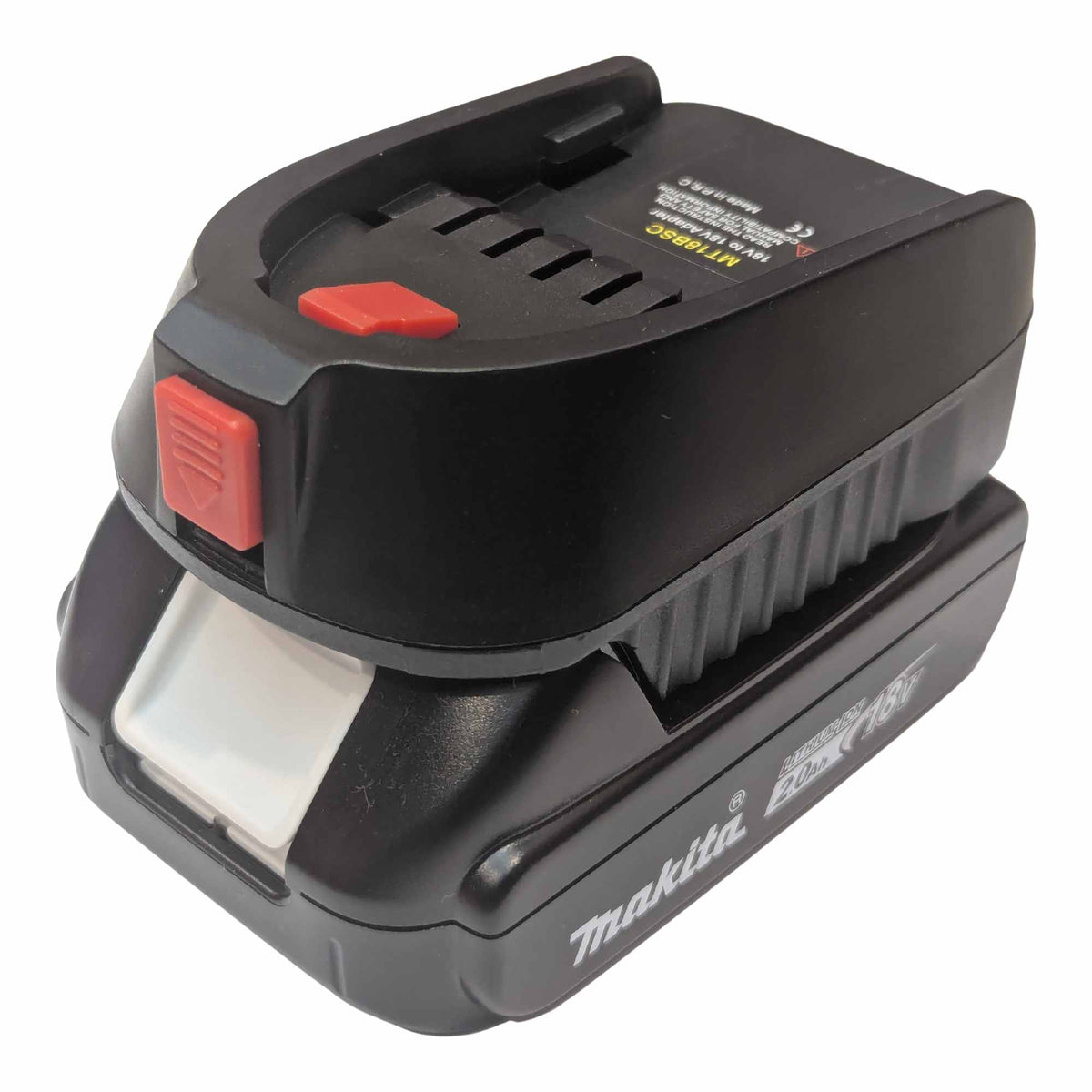 Makita 18V LXT to Flymo 18V P4A battery adapter
