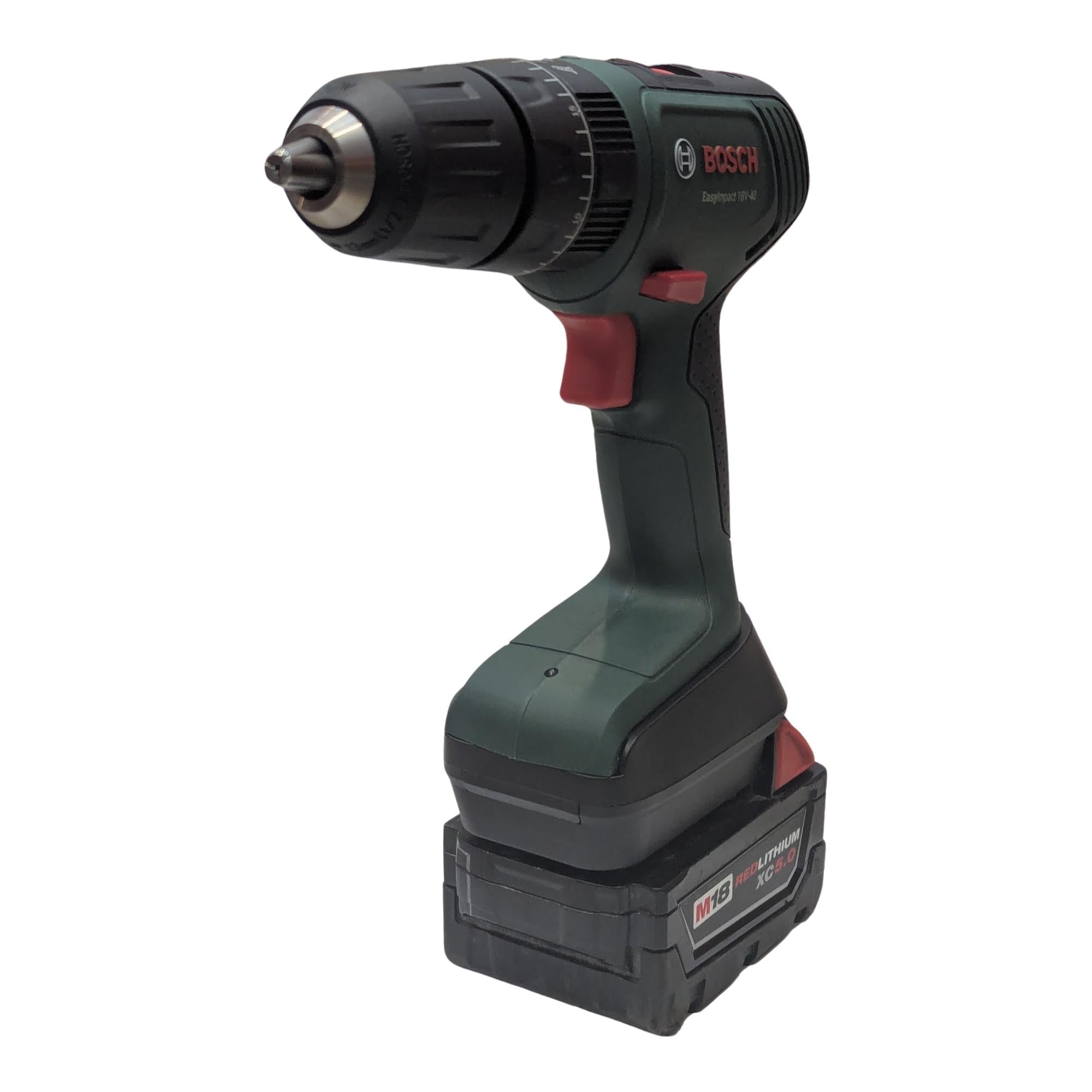 Milwaukee M18 vers Bosch 18V PBA (Vert) Adaptateur de batterie