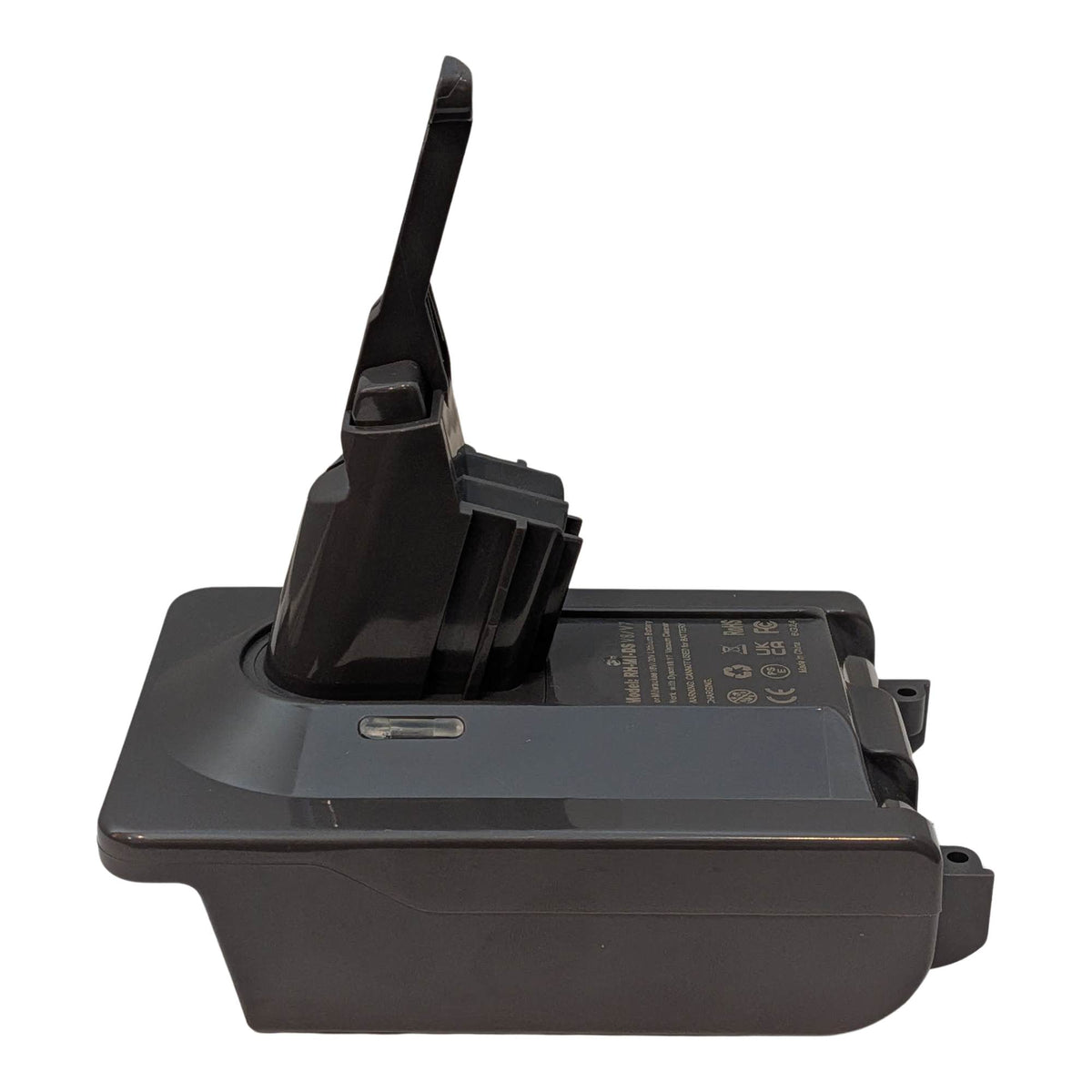 Milwaukee M18 to Dyson V7 battery adapter: Adapter, Left Side