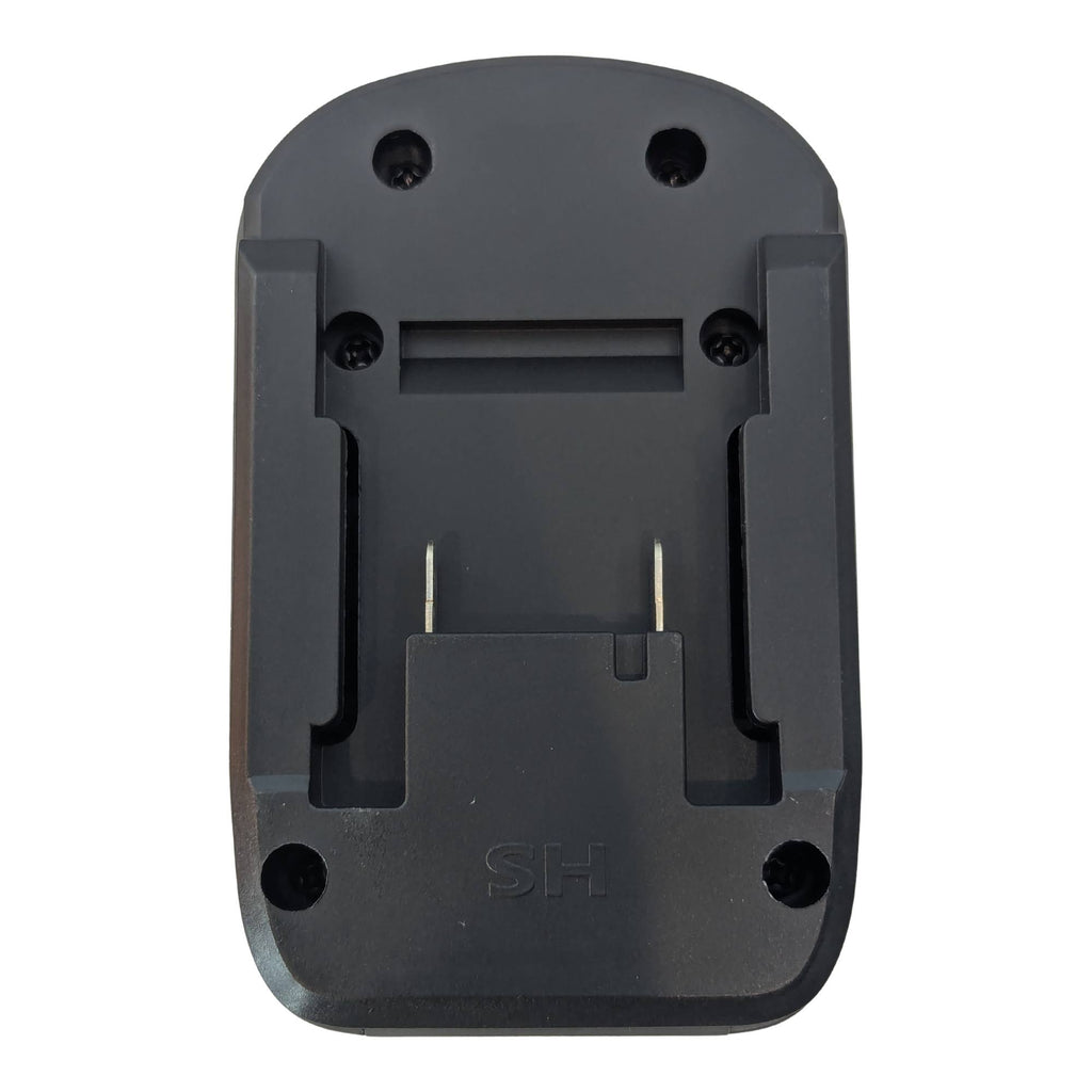 Ozito 18V PXC to Flymo 18V P4A battery adapter - adapter bottom view