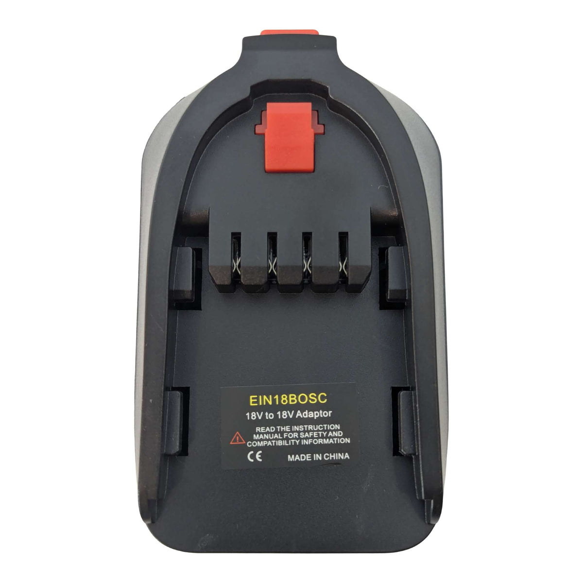 Ozito 18V PXC to Husqvarna 18V Aspire P4A battery adapter - adapter top connector view