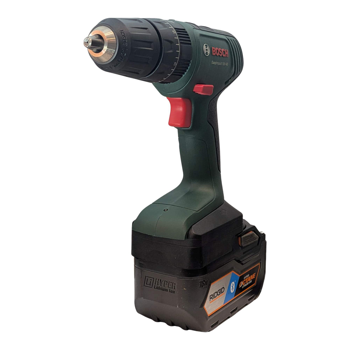 RIDGID 18V vers Bosch 18V PBA (Vert) Adaptateur de batterie