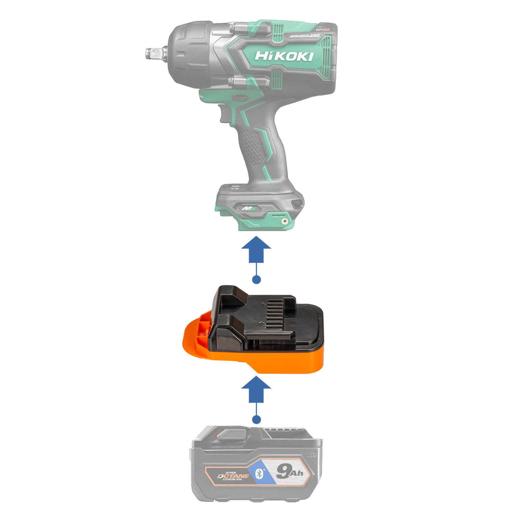 RIDGID 18V to Hikoki 18V Battery Adapter