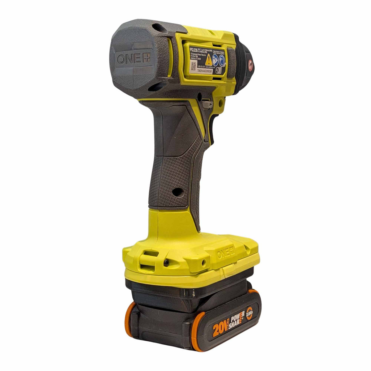 WORX 20V PowerShare (Orange) to Ryobi 18V Battery Adapter