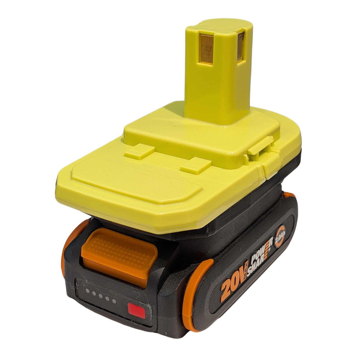 WORX 20V PowerShare (Orange) to Ryobi 18V Battery Adapter